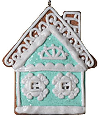 4" Gingerbread House Ornament