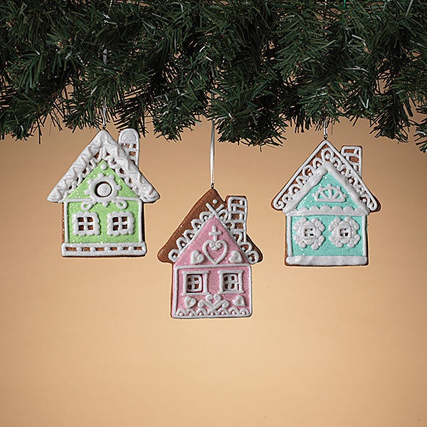 4" Gingerbread House Ornament