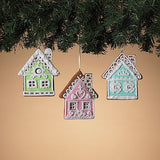4" Gingerbread House Ornament