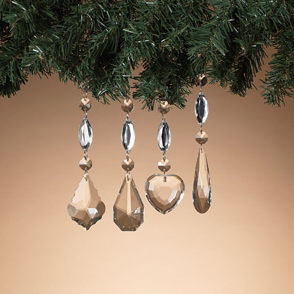 Gem shaped ornament.