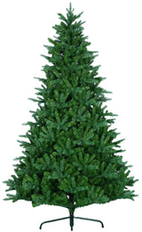 Artificial tree pre-lit with 18 function lights.