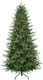 Artificial tree pre-lit with Starry LED lights.