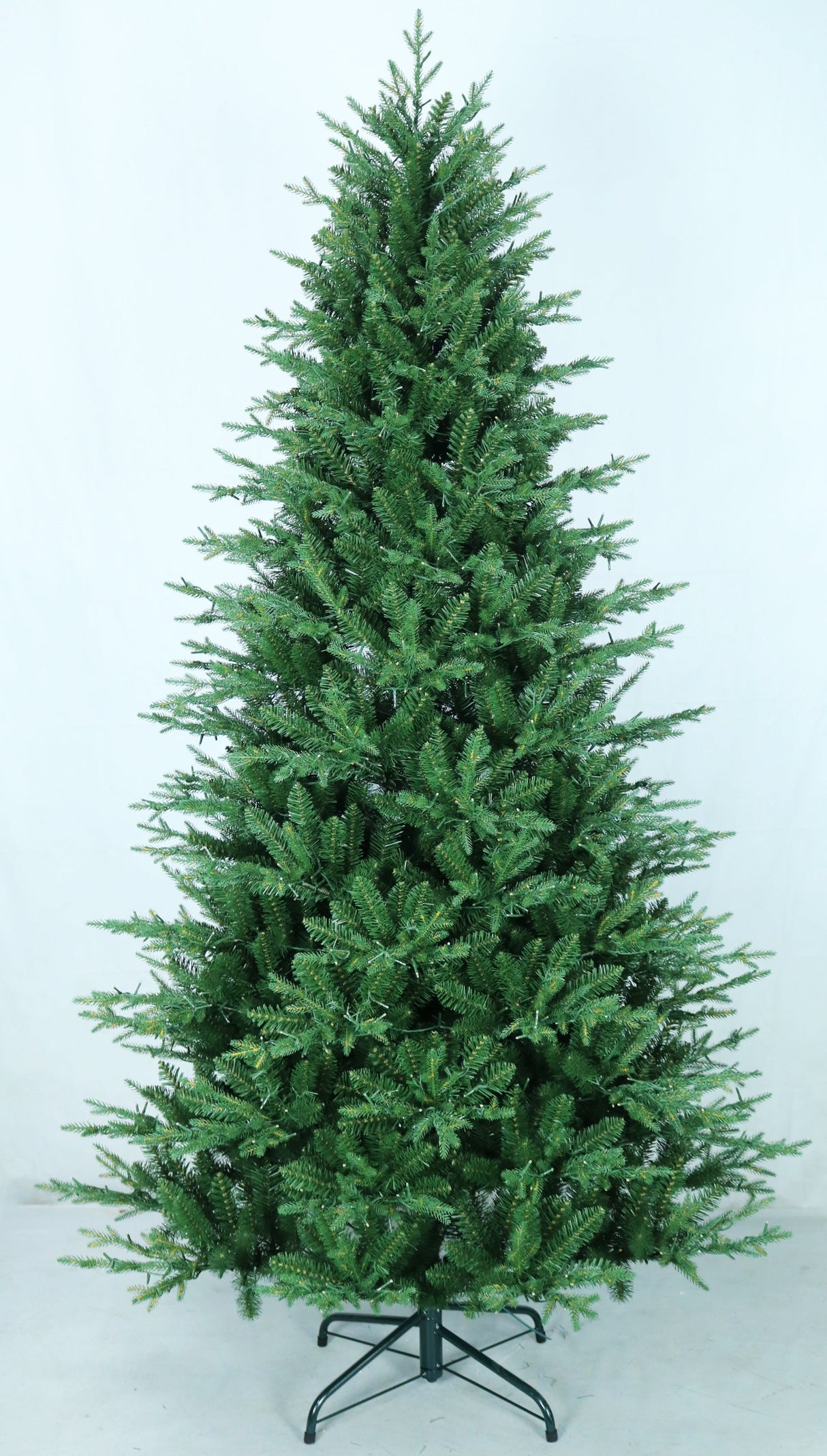 Artificial tree pre-lit with Starry LED lights.