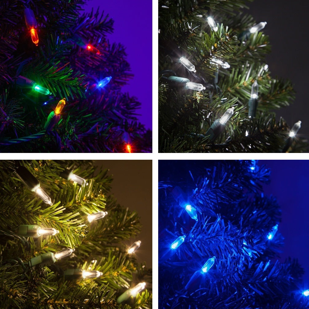 A compilation image of different lighting options.