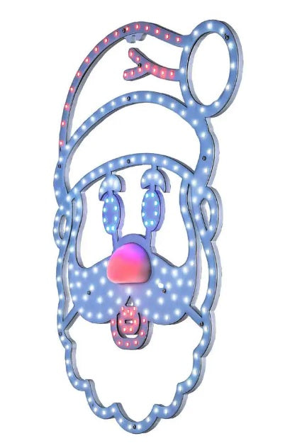 LED singing Santa decoration.