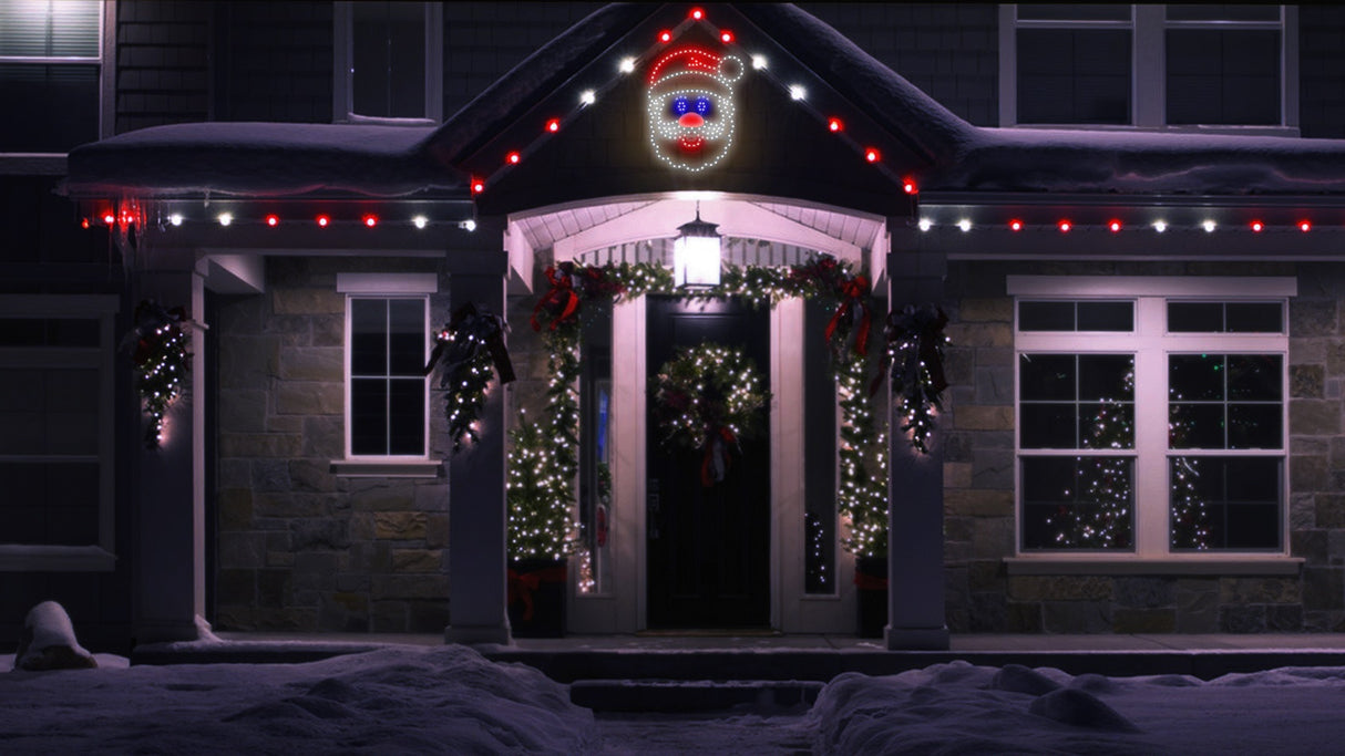 LED singing Santa decoration.
