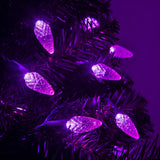 Set of 35 LED C6 Lights on Black Wire - Halloween Series