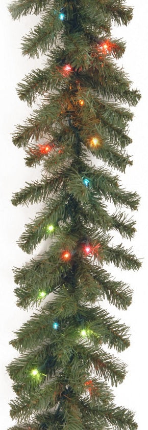 9' New Carrington Pre-Lit Artificial Garland