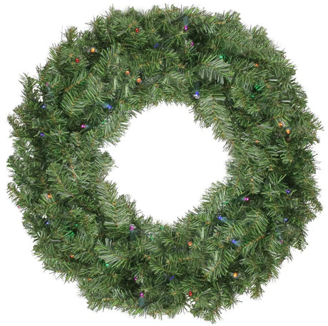 36" Canadian Pine Pre-Lit Artificial Christmas Wreath
