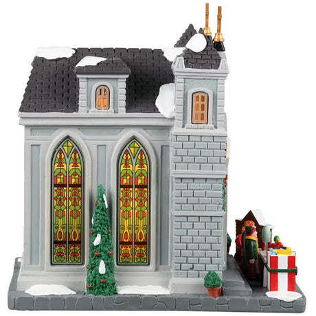 Lemax Caddington Village Lighted Building: Trinity Church Of Caddington #25884