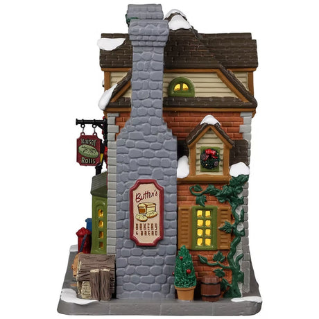 Lemax Caddington Village Lighted Building: Butter’s Bakery & Bread #25874