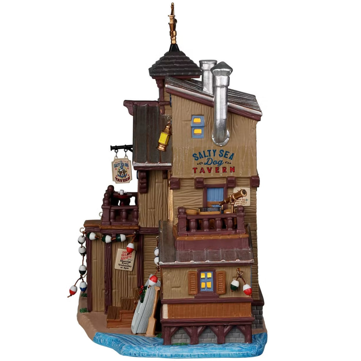 Lemax Plymouth Corners Lighted Building: The Salty Sea Dog Tavern #25907