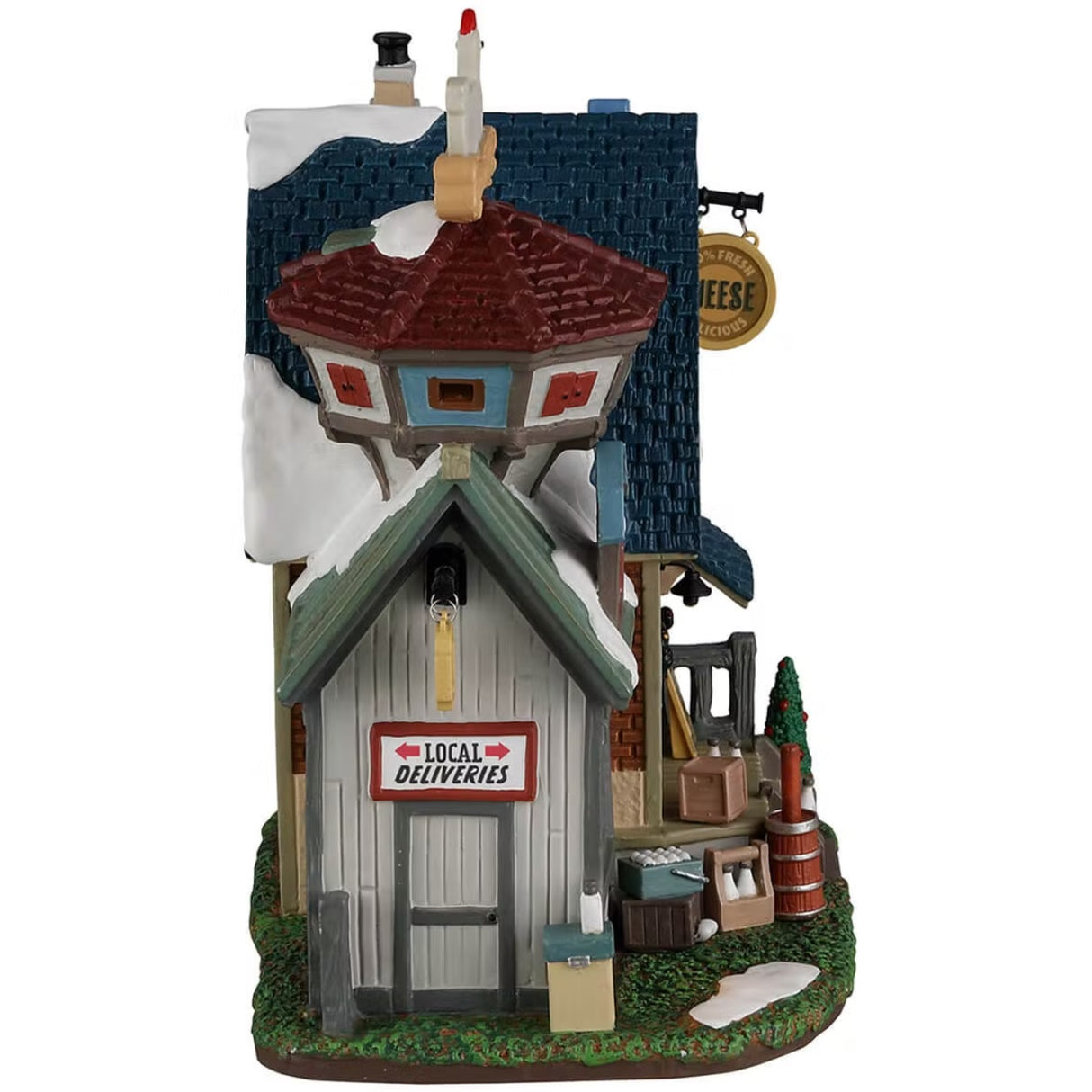 Lemax Harvest Crossing Lighted Building: The Happy Brooder & Dairy Shop #25913