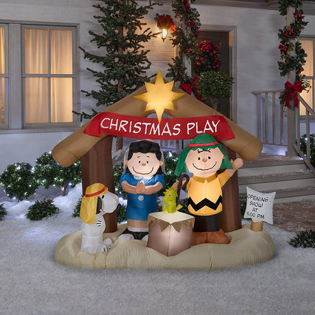 Airblown® Peanuts Nativity Scene Inflatable