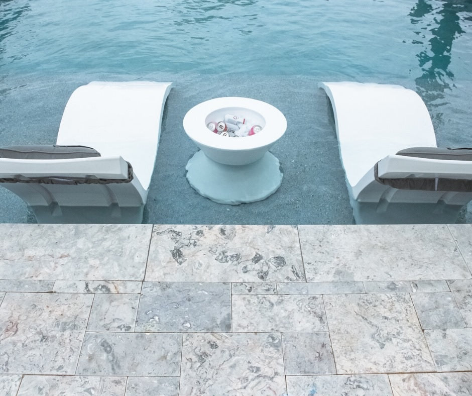Signature Tall Ice Bin Side Table from Ledge Lounger