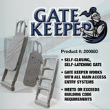 Main Access Gate Keeper Pool Step Safety System