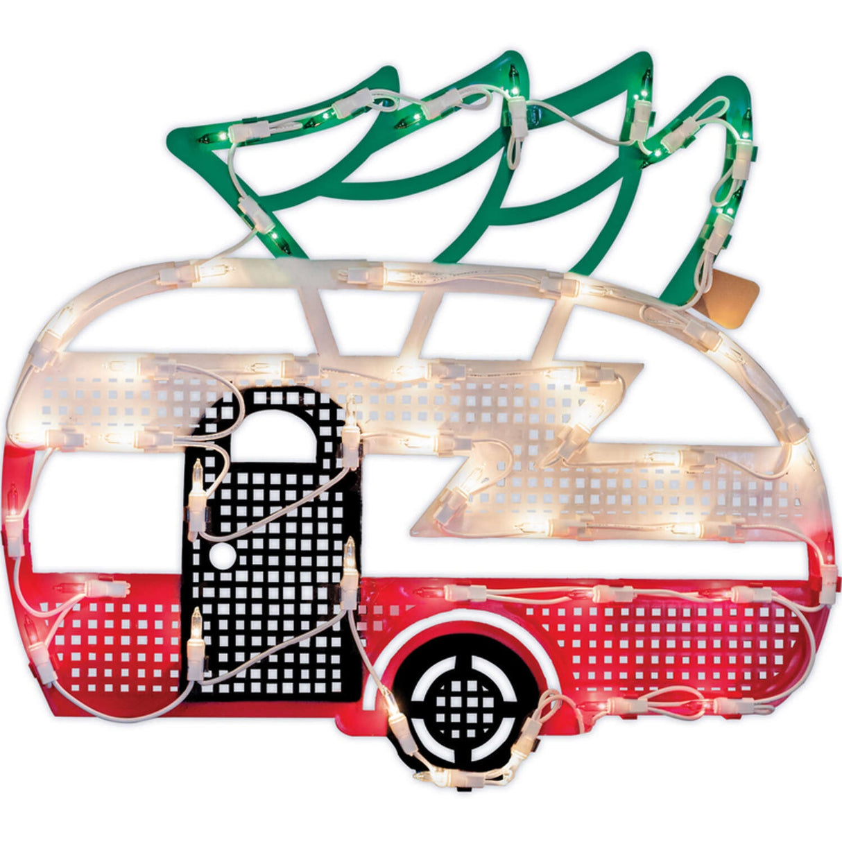 Lighted Camper Window Silhouette