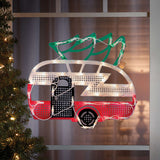 Lighted Camper Window Silhouette