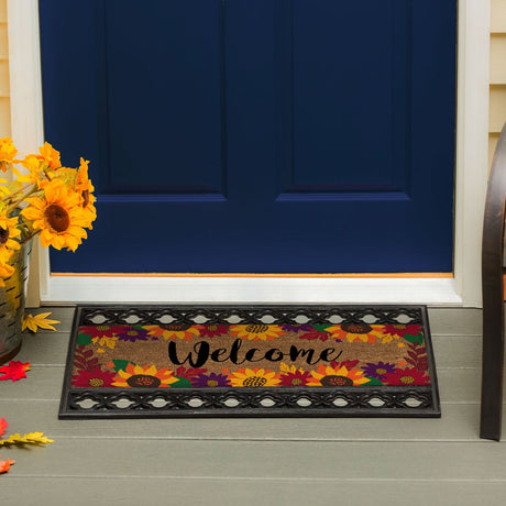 Fall Floral "Welcome" Kensington Switch Mat Insert