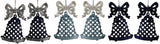 2-Pack of Blue Glitter Bell Ornaments