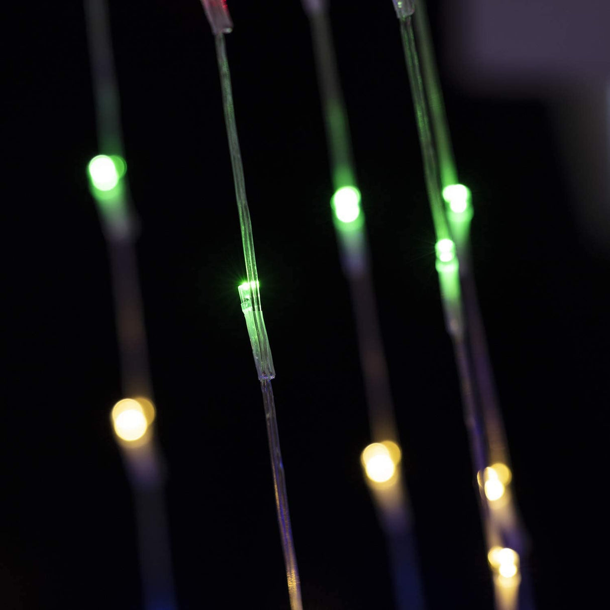 Pre-Lit Artificial Christmas Tree Sculpture with Multi-Colored LED Lights