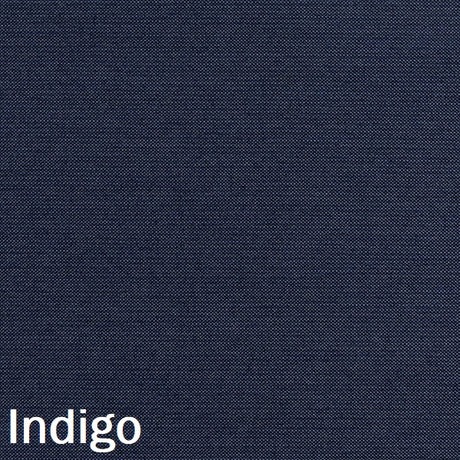 An up close view of the indigo color of this fabric.