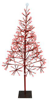 Shimmering Red LED Twinkle Tree Decoration