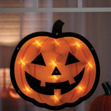 Shimmer Jack-O-Lantern Halloween Window Silhouette