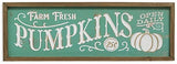 24" Wood Harvest Engraved Wall Sign
