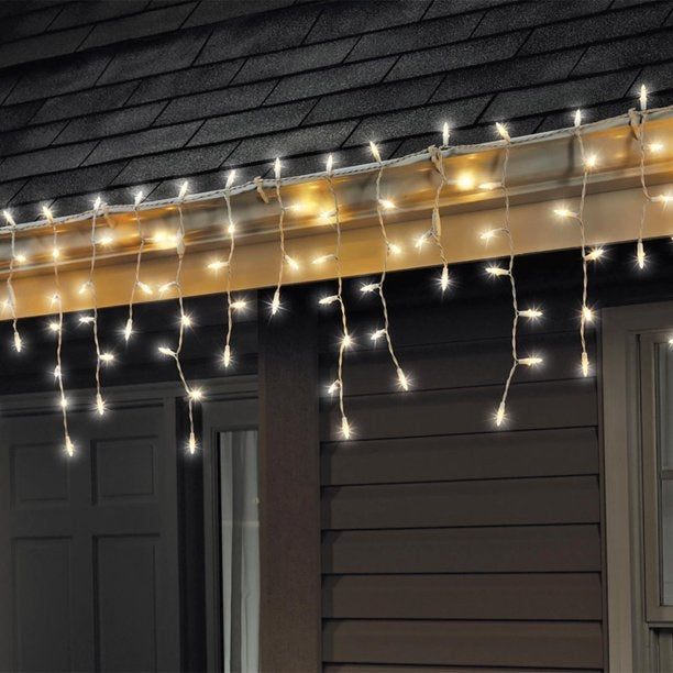 Set of 100 Extra Bright T5 LED Icicle Lights