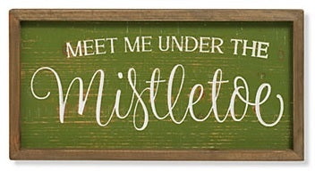 16.1" Colorful Holiday Engraved Wood Sign