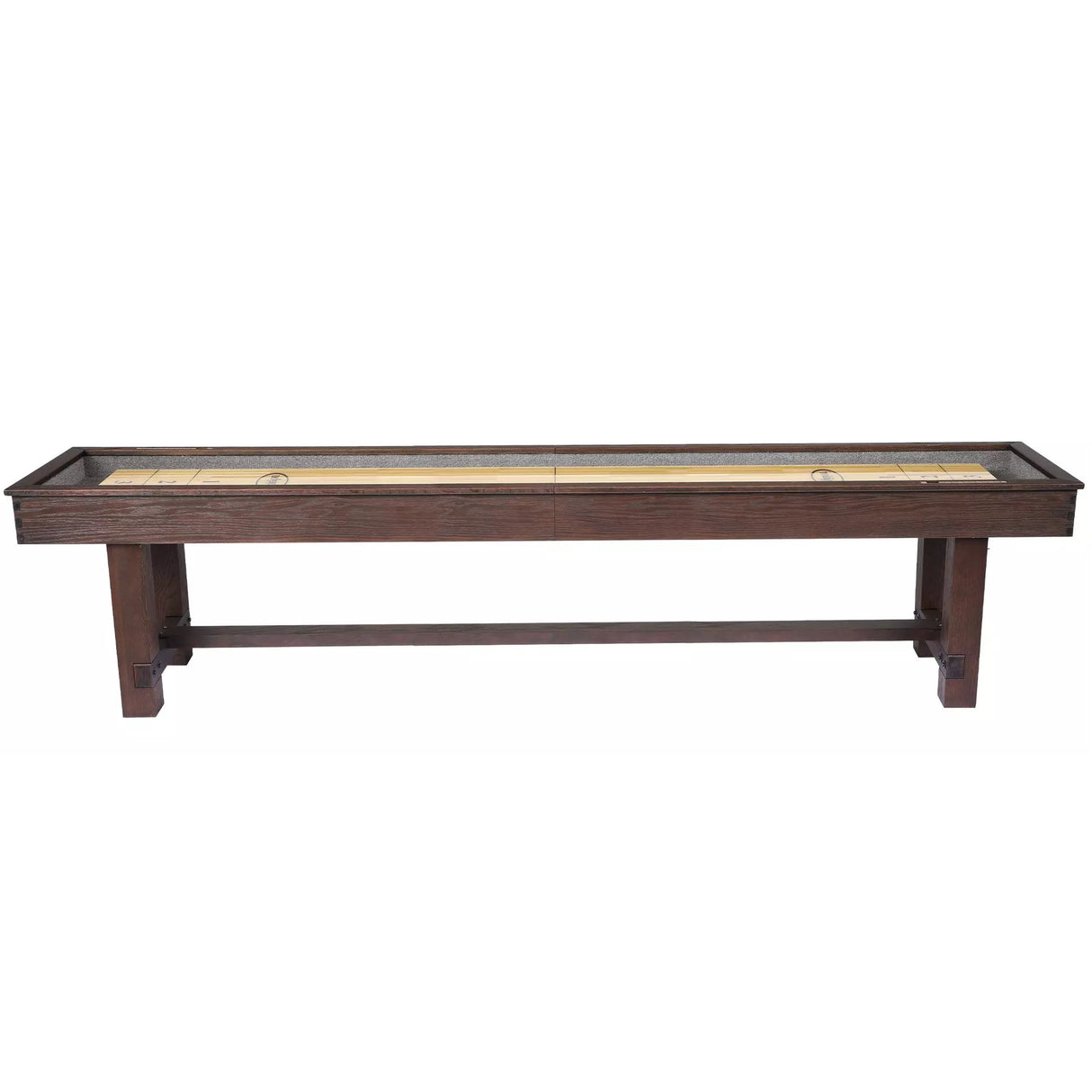 Imperial 12' Reno Weathered Dark Chestnut Shuffleboard Table