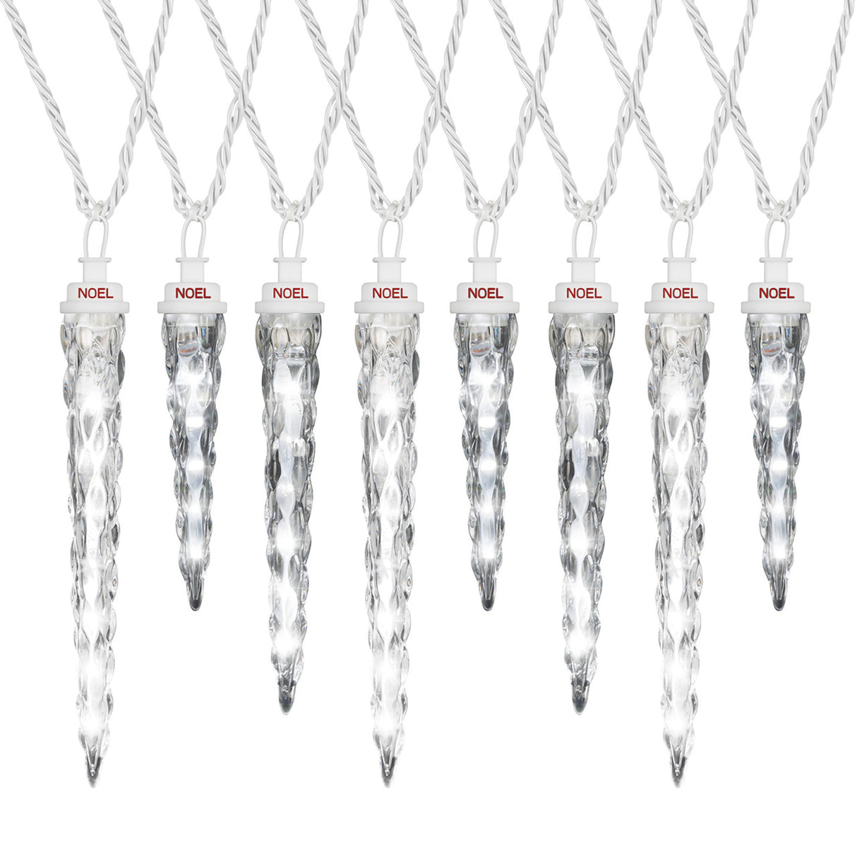 Shooting Star® Icicle Light String (Set of 8 LED Lights)