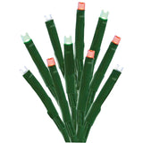 An up close look at the red, green and pure white LED lights.