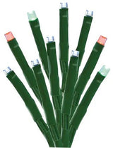 An up close look at the red, green and pure white LED lights.