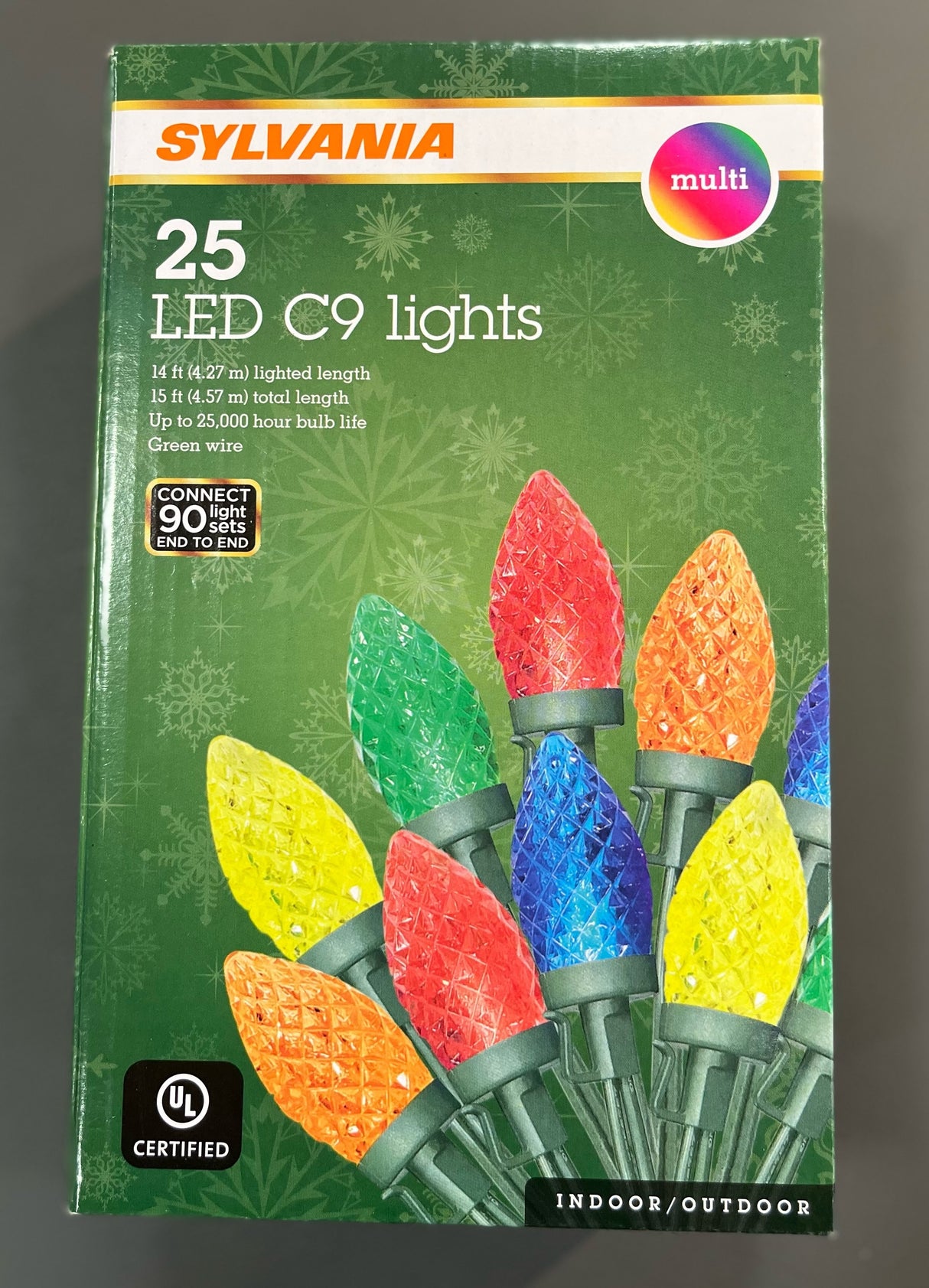 Set of 25 LED C9 Lights
