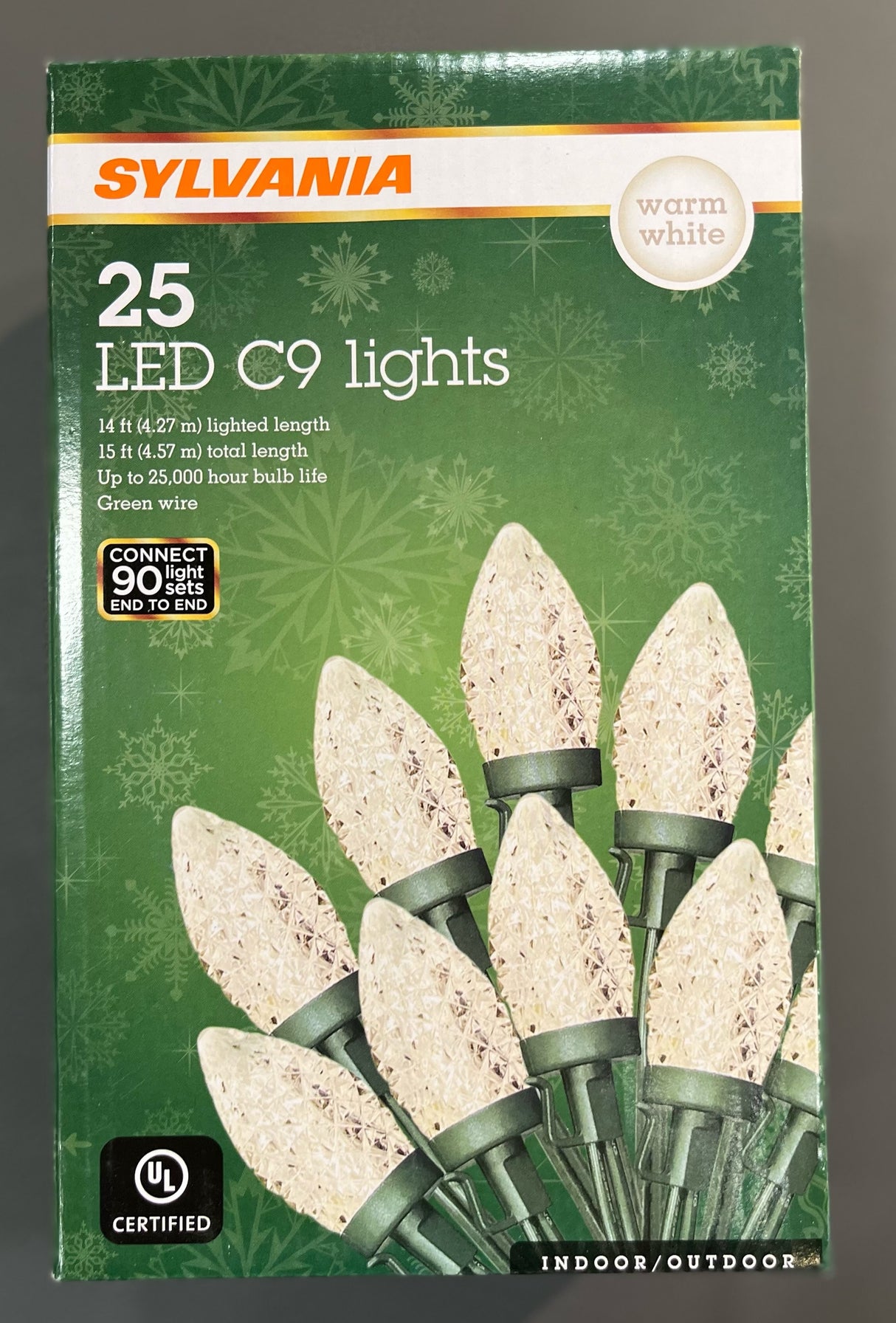 Set of 25 LED C9 Lights