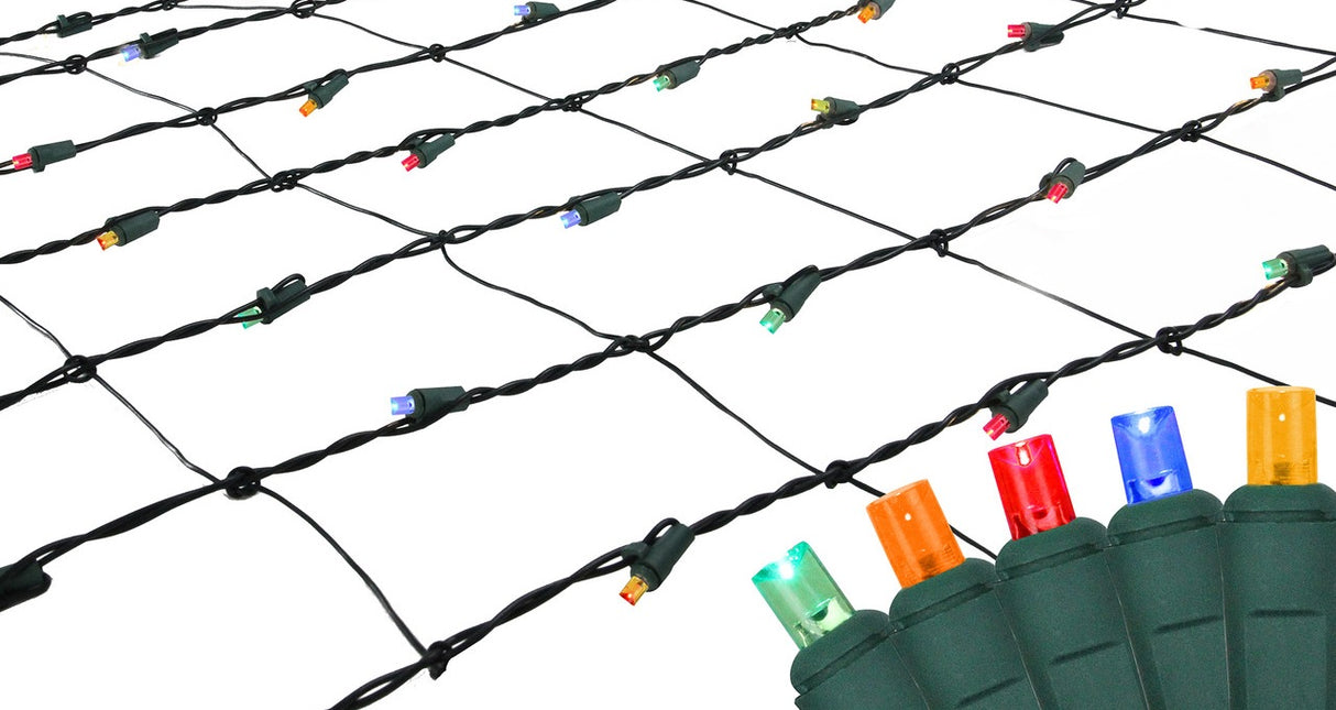 4' x 6' Dome Net Style LED Shrub Christmas Lights