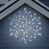35" Twinkling LED Snowflake Silhouette Decoration