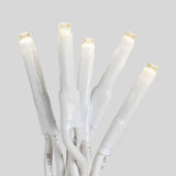 Warm white LED lights.