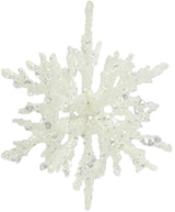 5.25" Icy Snowflake Ornament