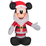 Gemmy® 3.5' Mickey Mouse with Santa Beard Inflatable Disney Holiday Decor