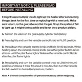 Quartz Glass Tube Propane Outdoor Patio Heater