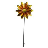 Floral Wind Spinner Garden Stake