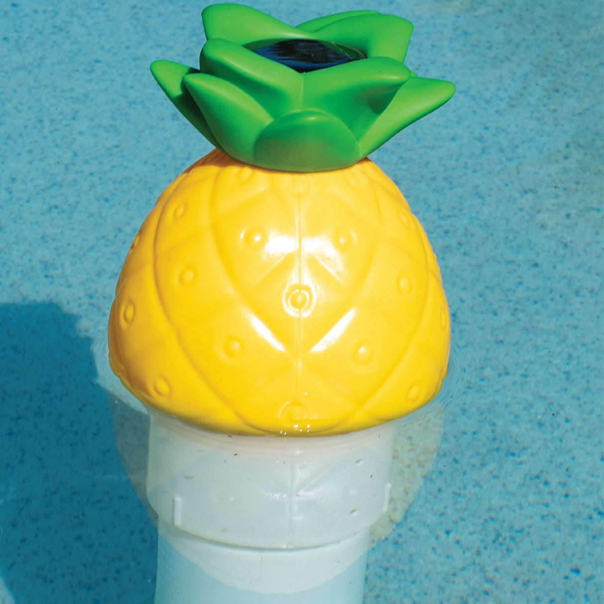 Solar Powered LED Pineapple Pool Chlorine Dispenser 12427