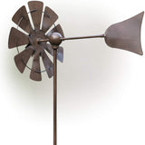 Sun Face Multi-Colored Windmill Stake