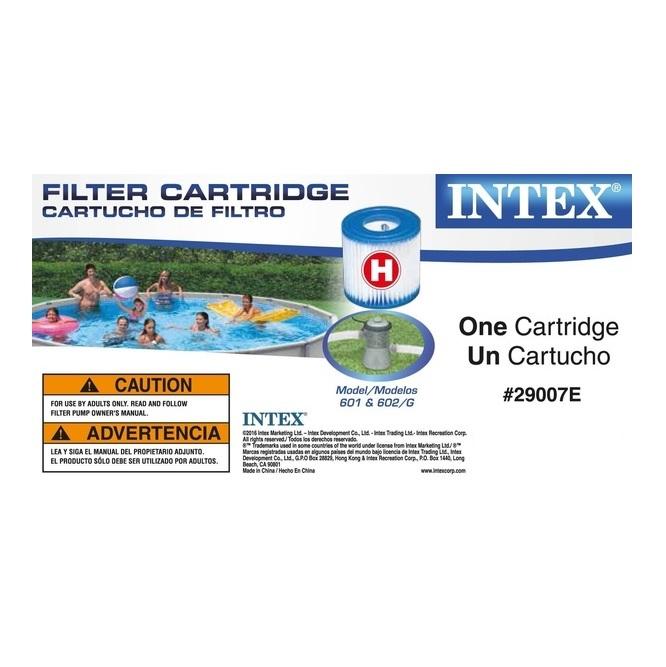 Intex Type H Easy Set Krystal Clear Pump Filter Cartridge 29007E