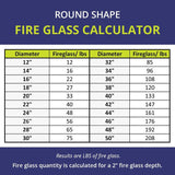 1/2" Copper Reflective Fire Pit / Fireplace Fire Glass
