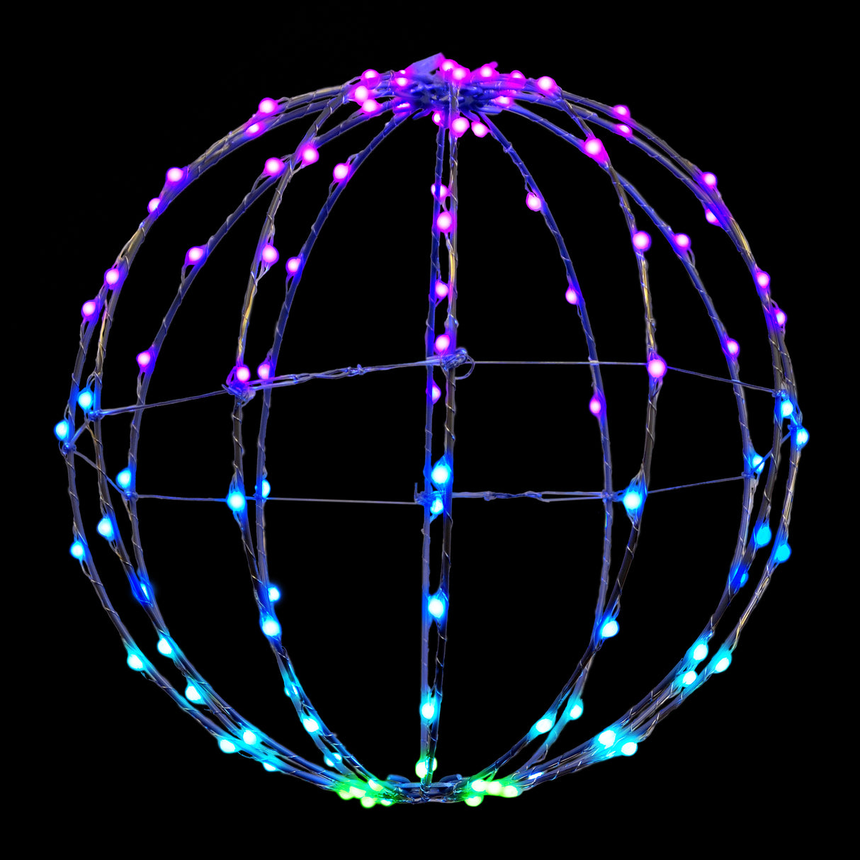 3D Foldable LED Sphere Ornament