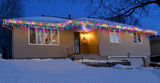 Set of 100 Extra Bright T5 LED Icicle Lights